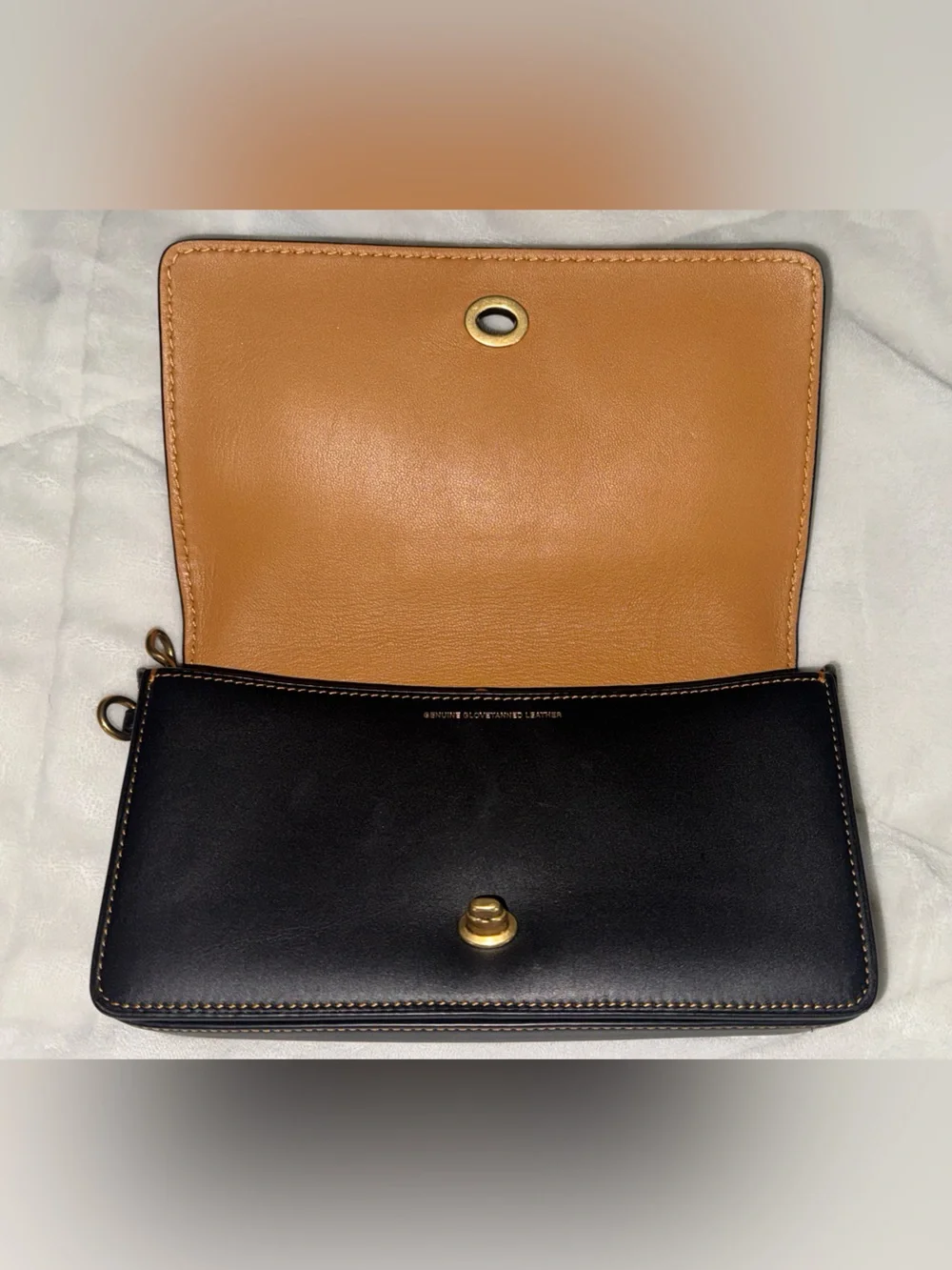 Coach x Disney Mickey Mouse Dinky Crossbody Bag Black Leather